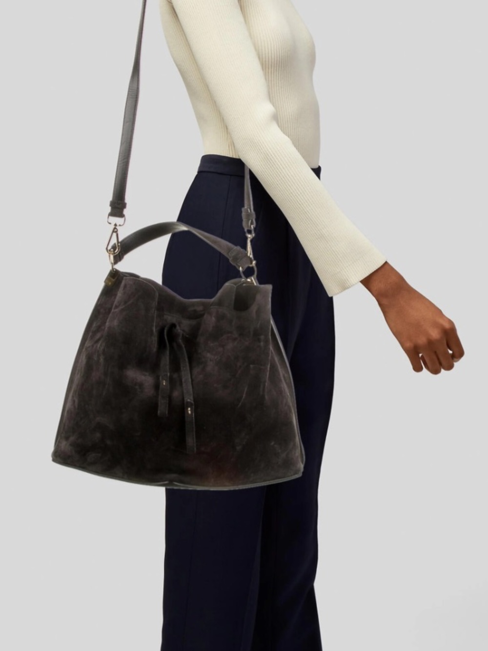 Maison Margiela Suede Bucket Bag